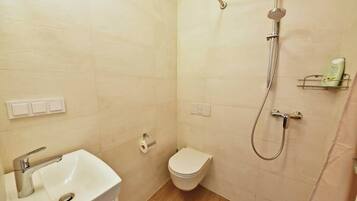 Shower, hair dryer