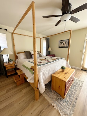 4 habitaciones, internet y ropa de cama