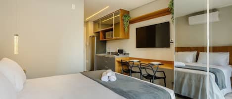 Perushuoneisto | 1 makuuhuone, ilmainen Wi-Fi