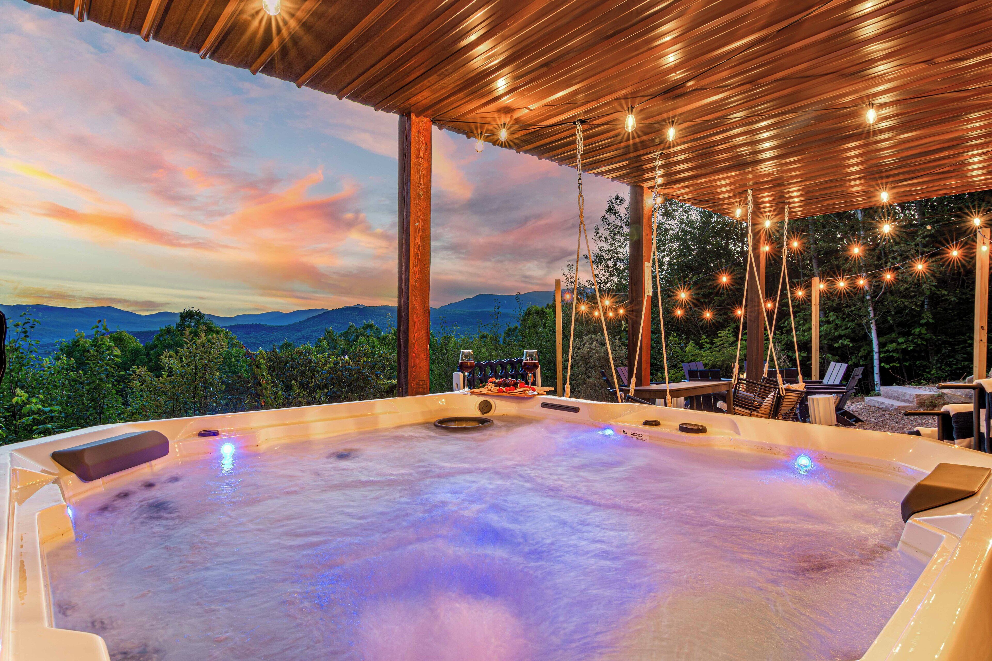 Idromassaggio all'aperto