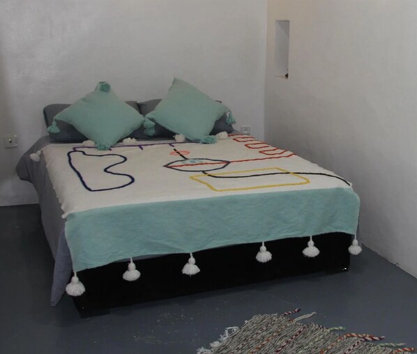 1 dormitorio, Internet, ropa de cama