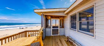 3BR Oceanfront Dog Friendly | Pool | Deck | W/D