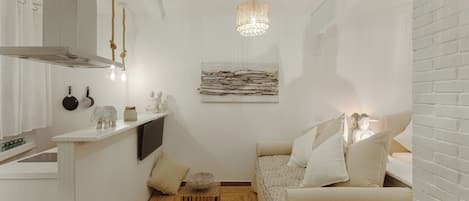 Apartamento de lujo, vistas a la ciudad | Ropa de cama de alta calidad y edredones de plumas