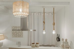 Appartement Luxe, vue ville | Coin séjour