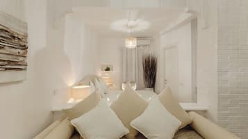 Appartement Luxe, vue ville | Coin séjour