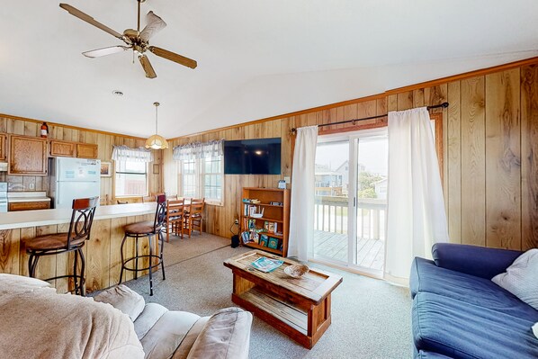TV - KDS0218: Serenity | balcony | oceanside |  central AC | W/D (Kill Devil Hills)