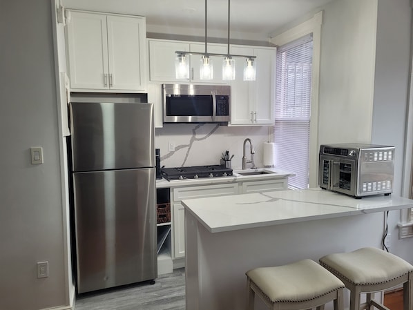 Microwave, oven, stovetop