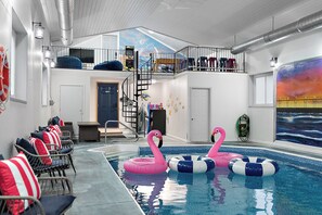 Piscine couverte, piscine chauffée