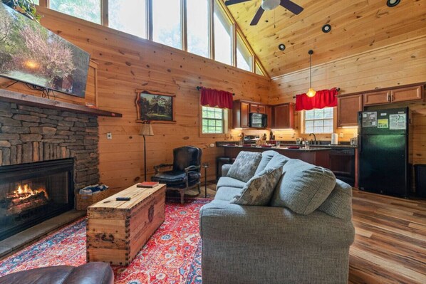 تلفزيون، مدفأة