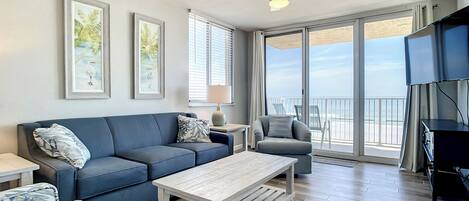 Condo, Multiple Beds, Ocean View (Oceania Beach Club 506) | Living area