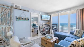 Condo, Multiple Beds, Balcony, Ocean View (Oceania Beach Club 603) | Living area