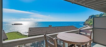 Ocean-View Loft with Kitchen & Balcony