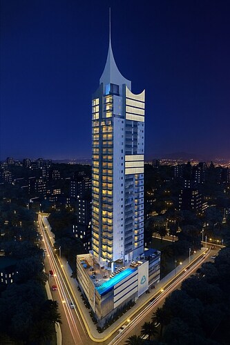 Studio with sea view - Itajaí/BC - main beaches of Itajaí and BC.