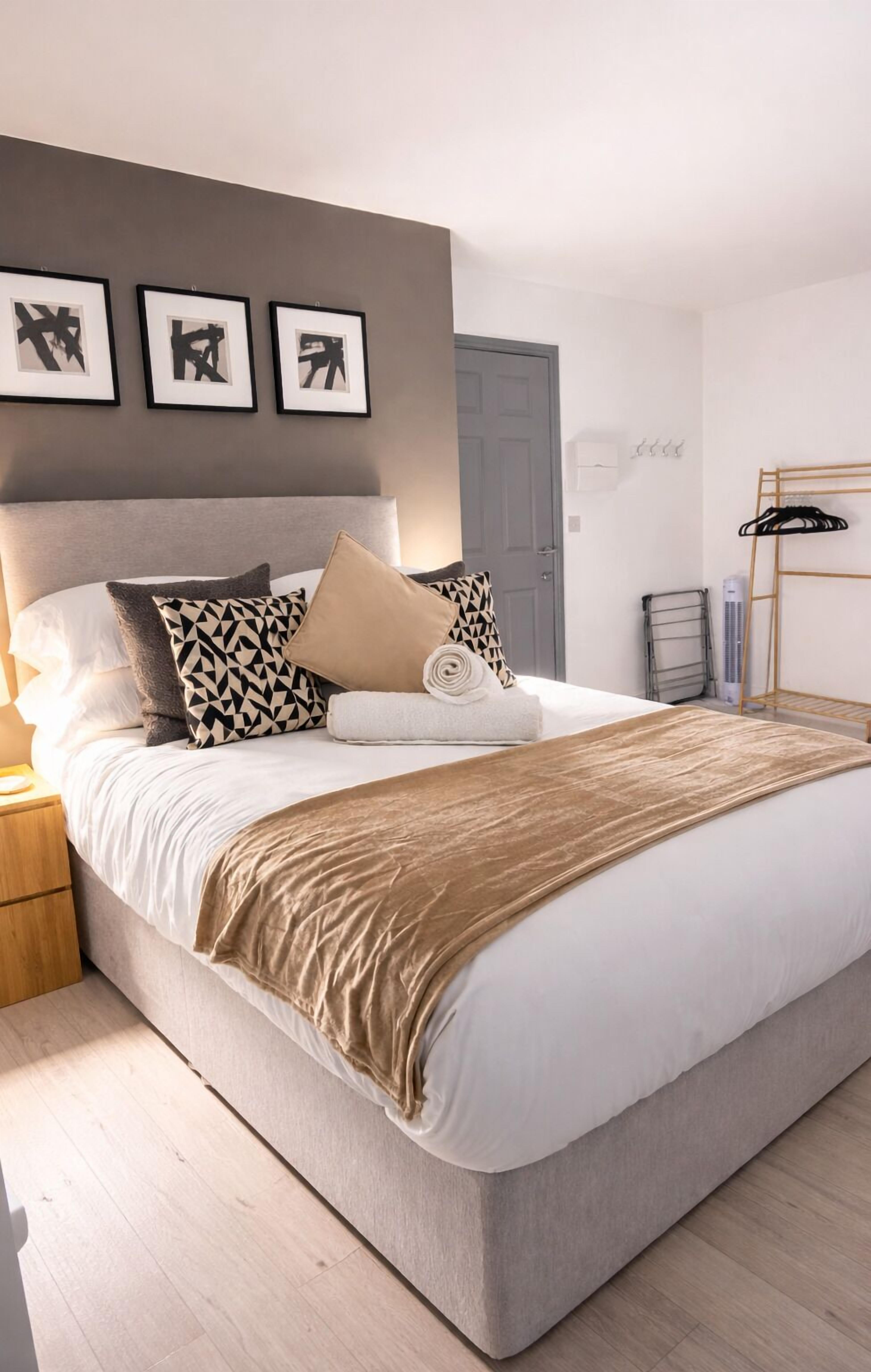 1 makuuhuone, silitysrauta/-lauta, ilmainen Wi-Fi, vuodevaatteet