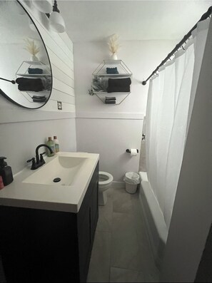 Bidet, towels, soap, toilet paper - Recently remodeled 3 bedroom spacious home, close to Jet Express, beach. (Port Clinton)