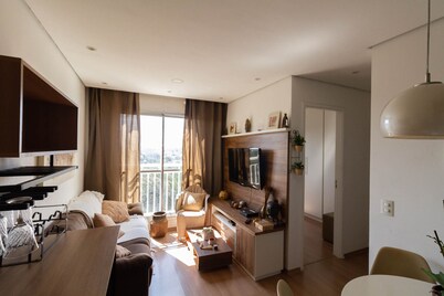 Apartamento com Lazer Wi-fi e Garagem em Jaragu