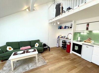 Colorful cocoon in the center of town