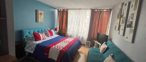 1 室のベッドルーム、アイロン / アイロン台、WiFi、ベッドシーツ