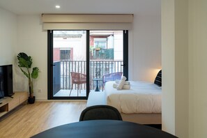 Estúdio conforto (1 Bedroom) | 1 quarto, roupas de cama premium, edredons de pluma