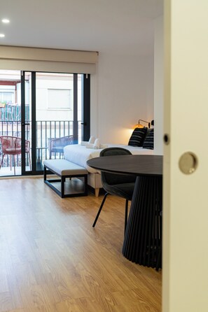 Estúdio conforto (1 Bedroom) | 1 quarto, roupas de cama premium, edredons de pluma