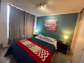 1 sovrum, strykjärn/strykbräda, wi-fi och sängkläder