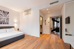 Duplex, City View, Executive Level | Blackout drapes, soundproofing, iron/ironing board, free WiFi