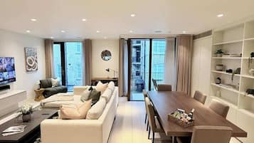 TV, foosball, stereo, offices