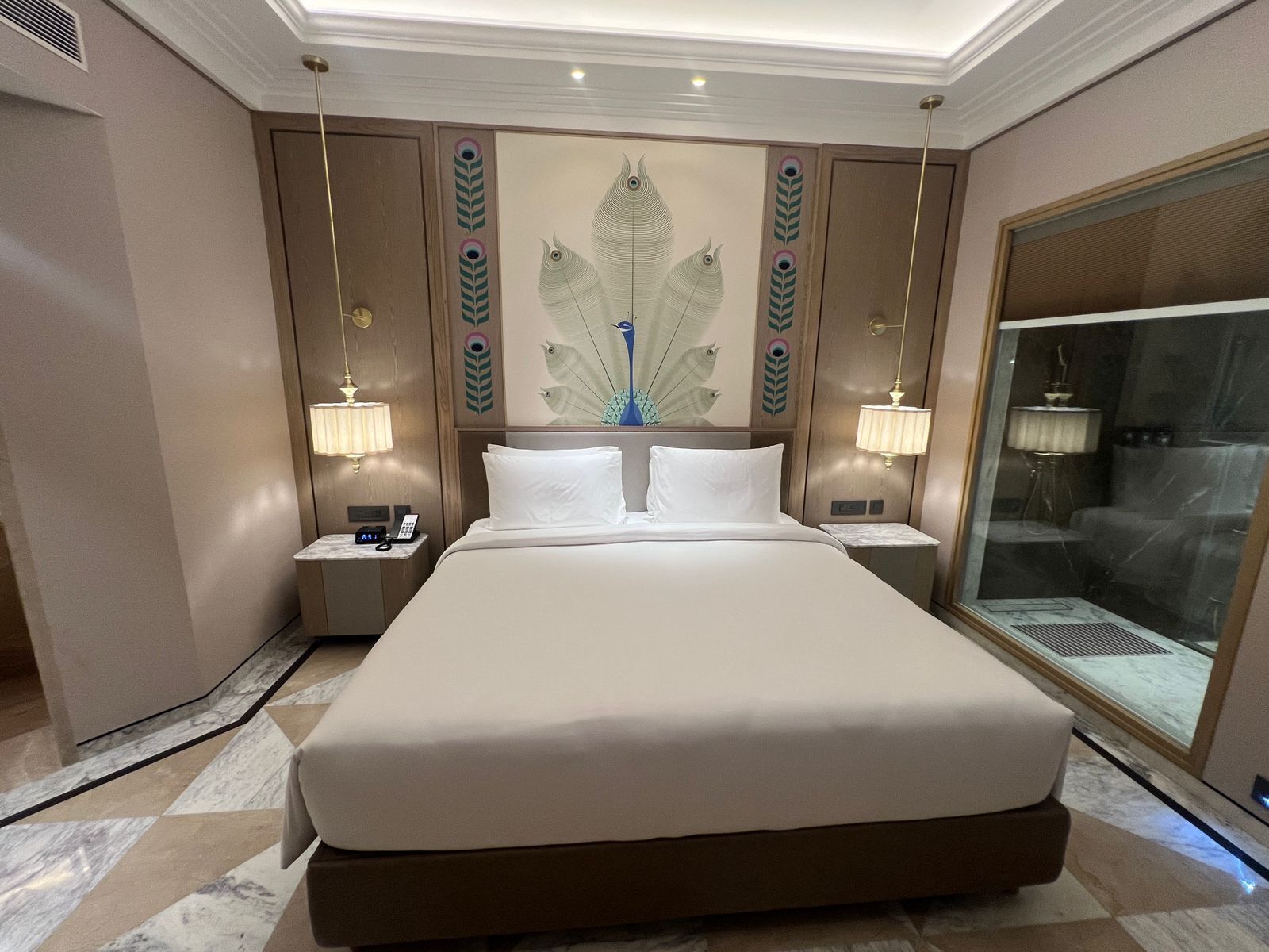 Grand suite, 1 kingsize bed (Panoramic) | Luxe beddengoed, pillowtop-bedden, een minibar, een kluis op de kamer