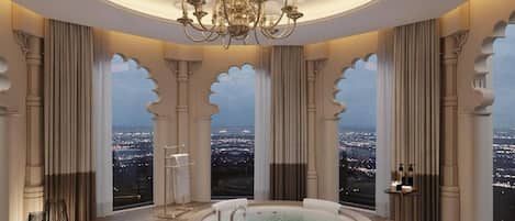 Premium bedding, pillow-top beds, minibar, in-room safe