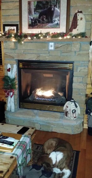 Cabin, Multiple Beds, Hot Tub, Mountain View (Heavenly Sunrise) | Interior