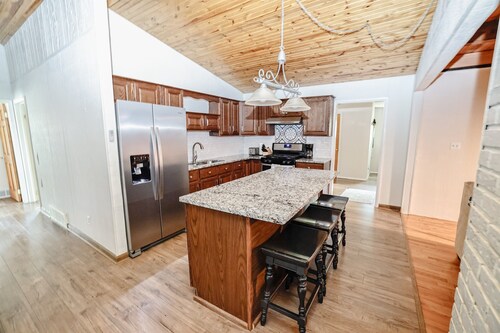 Lake Access | Firepit, Fireplace, Dock & Views