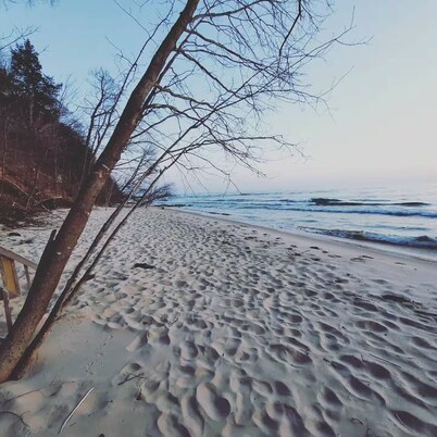 Firepit, Deck & Views | Stairs to Lake Michigan