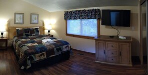 2 bedrooms, iron/ironing board, bed sheets