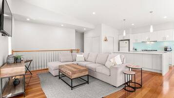 TV, ping pong, books