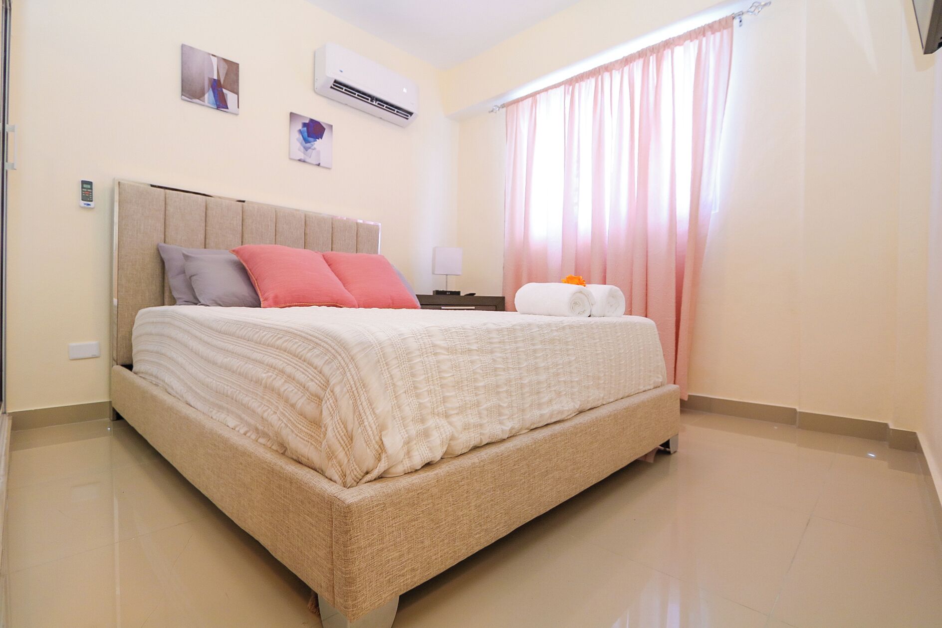 2 bedrooms, in-room safe, iron/ironing board, travel crib