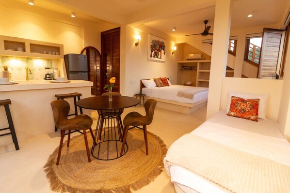 1 bedroom, in-room safe, iron/ironing board, travel cot