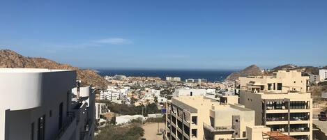 Casa família, vista para o oceano | Vista do quarto
