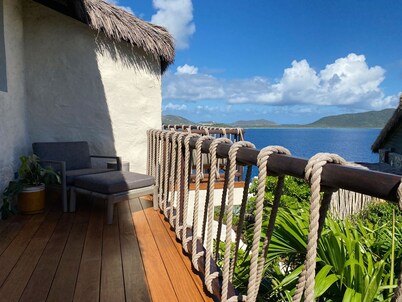 Upper‑Level Suite with Loft & Private Deck in BVI
