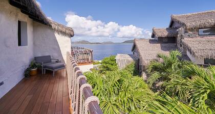 Upper‑Level Suite with Loft & Private Deck in BVI