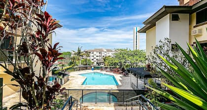 Apt w Balcony and Barbecue 260m Praia Brava Coi302