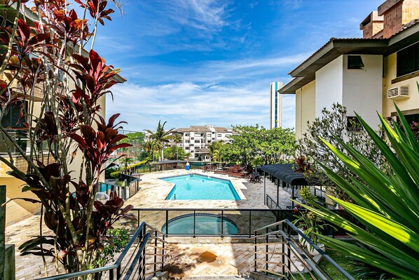 Outdoor pool - Great Apto 600m From Praia Brava in Floripa Coi203 (Florianópolis)