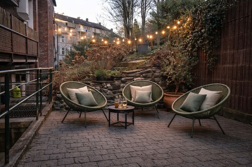 NUIT Apartment - Zentral, Familien, Terrasse, Nähe Messe Dortmund