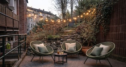 NUIT Apartment - Zentral, Familien, Terrasse, Nähe Messe Dortmund