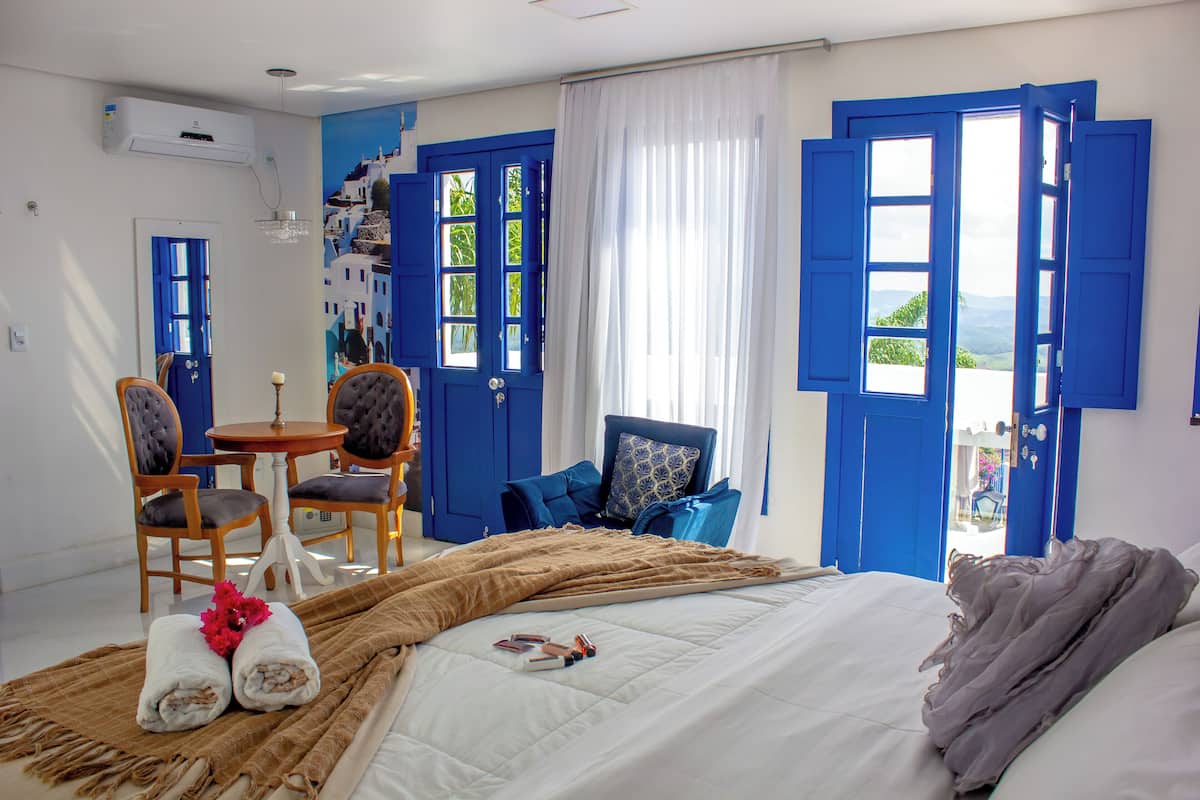 Deluxe Chalet, 1 King Bed, Mountain View | Minibar, individually decorated, individually furnished, desk