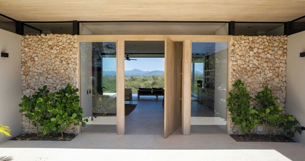 Façade de l’hébergement