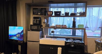 Bohemian Industrial Studio Apartment Near Hospitals and Colleges