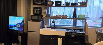 Bohemian Industrial Studio Apartment Near Hospitals and Colleges