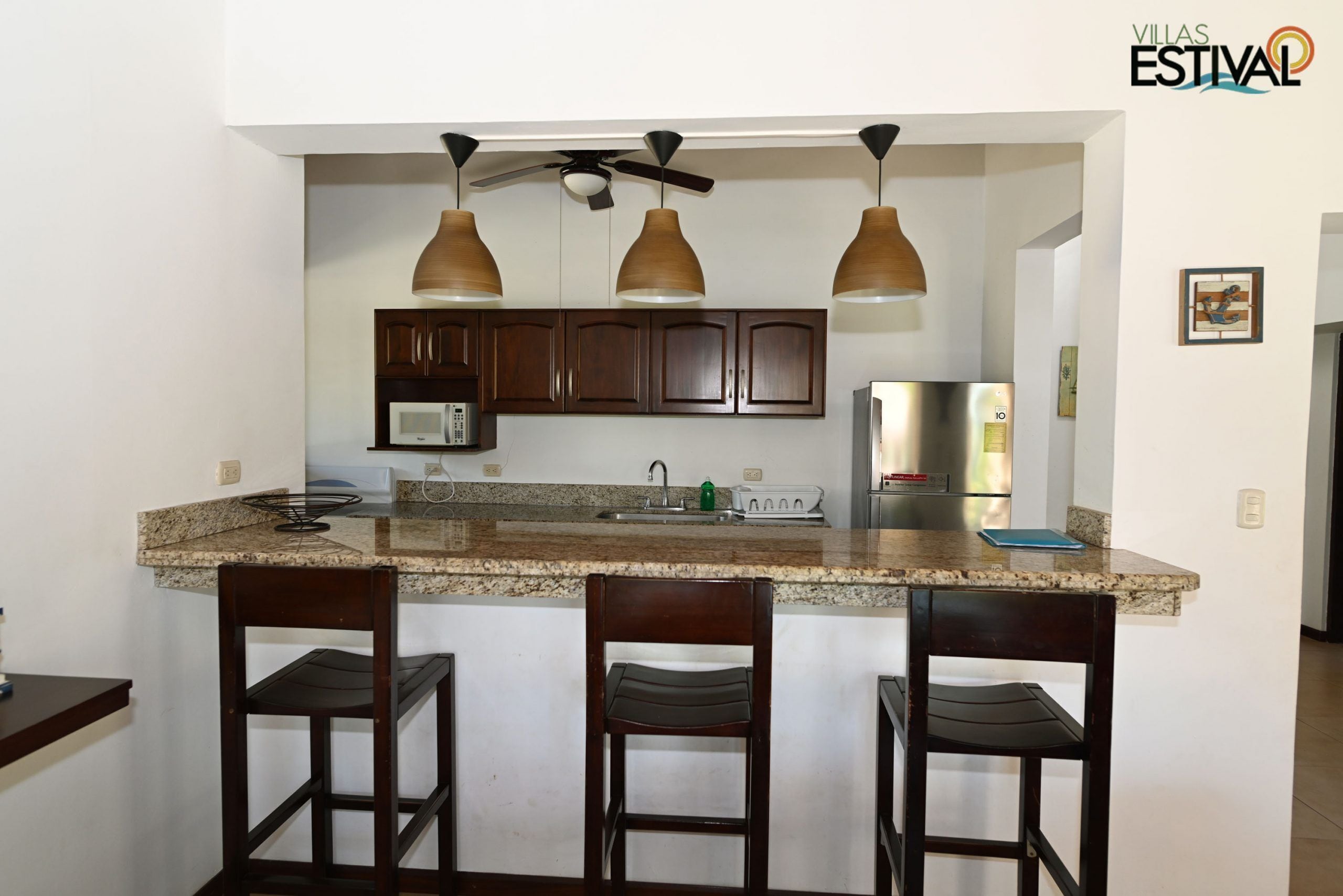 Villa, 2 chambres, en bord de piscine | Coin séjour