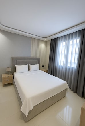 2 slaapkamers, een strijkplank/strijkijzer, gratis wifi