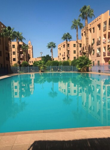 Charming 2-bedroom apartment in Marrakesh with AC